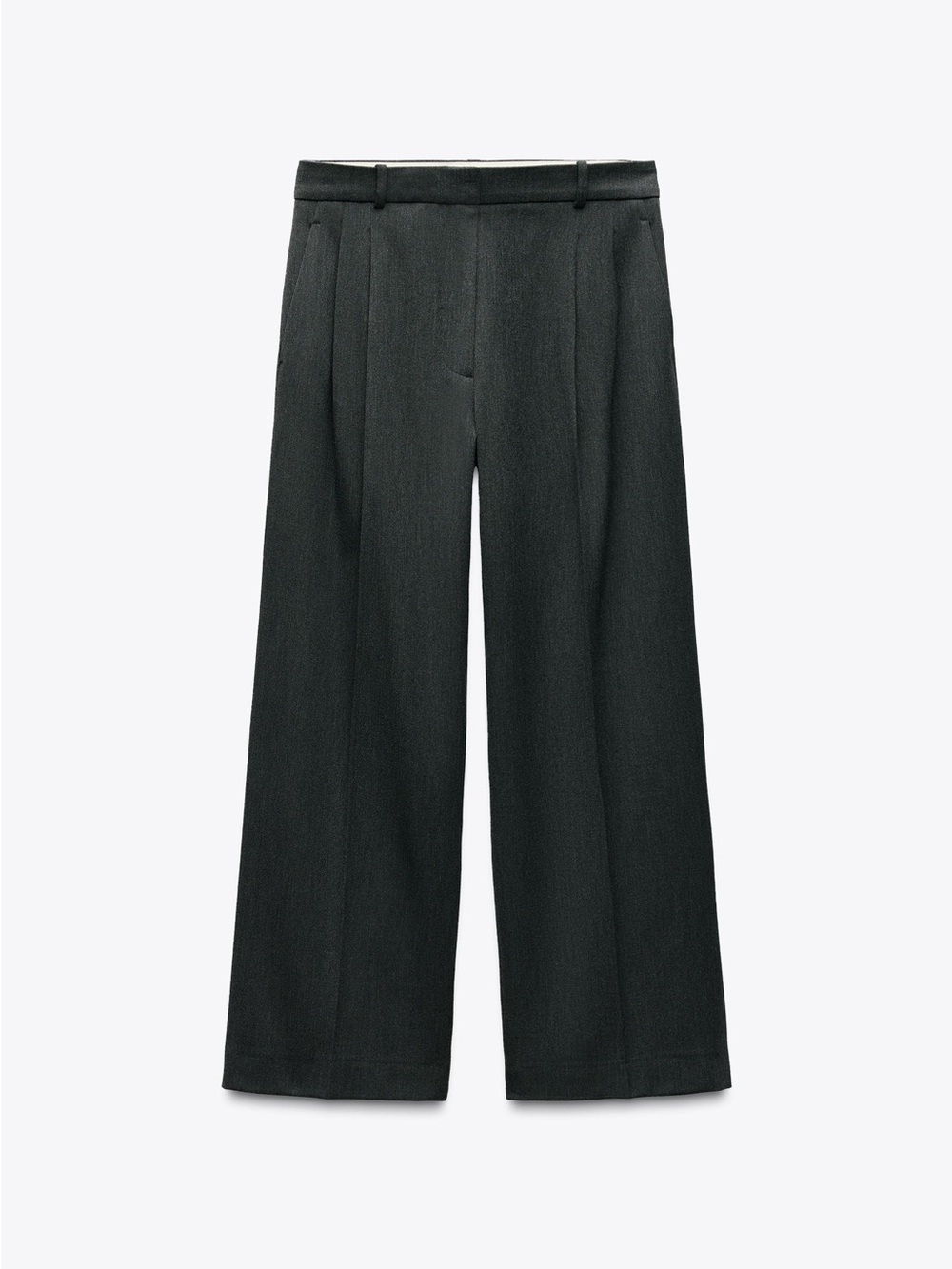 Zara Gray Pleated Pants